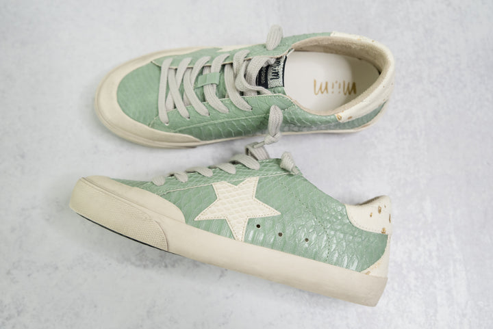 Sadie Sneakers in Green-Miracle Miles-Inspired by Justeen-Women's Clothing Boutique