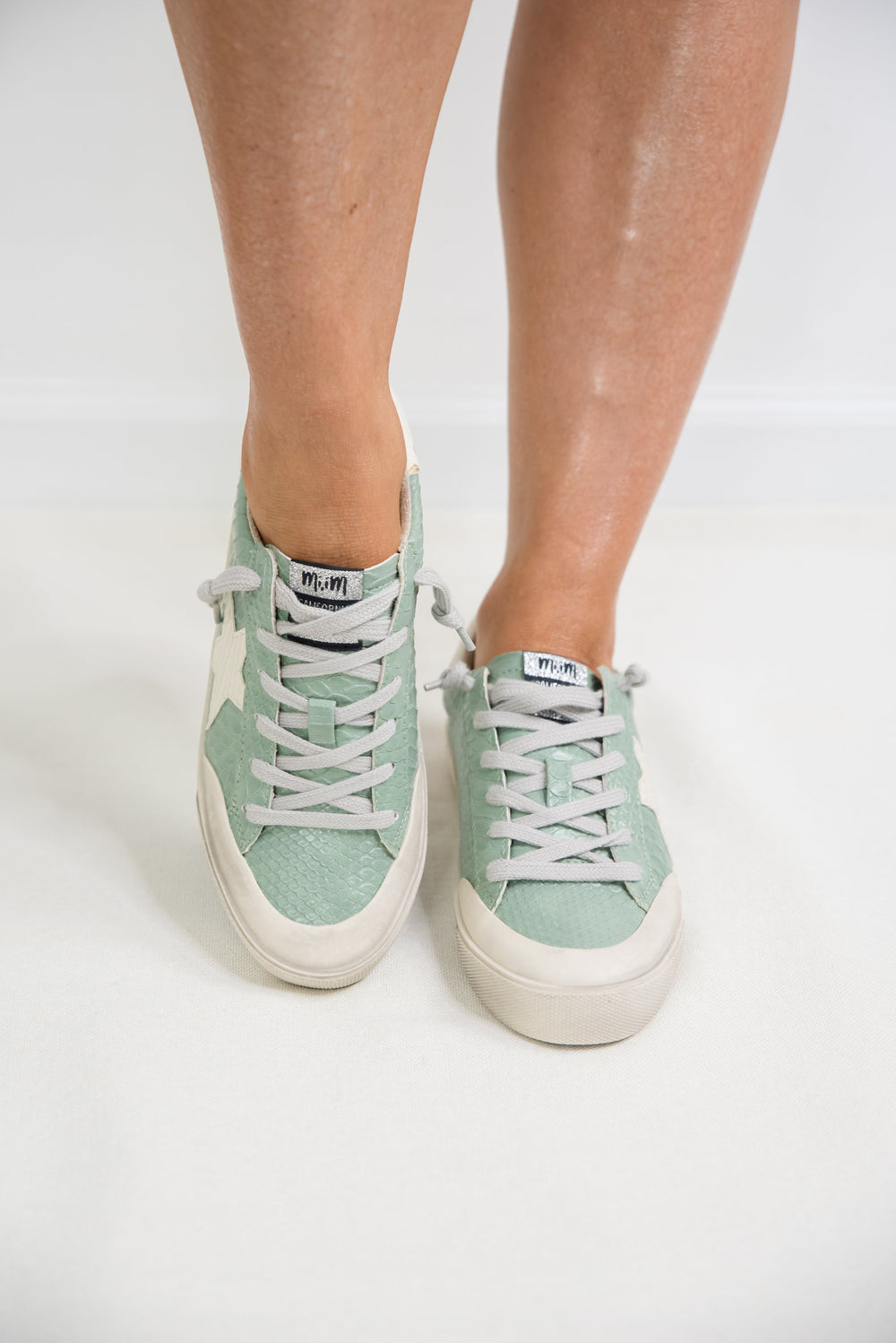 Sadie Sneakers in Green-Miracle Miles-Inspired by Justeen-Women's Clothing Boutique