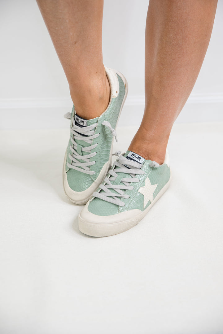 Sadie Sneakers in Green-Miracle Miles-Inspired by Justeen-Women's Clothing Boutique