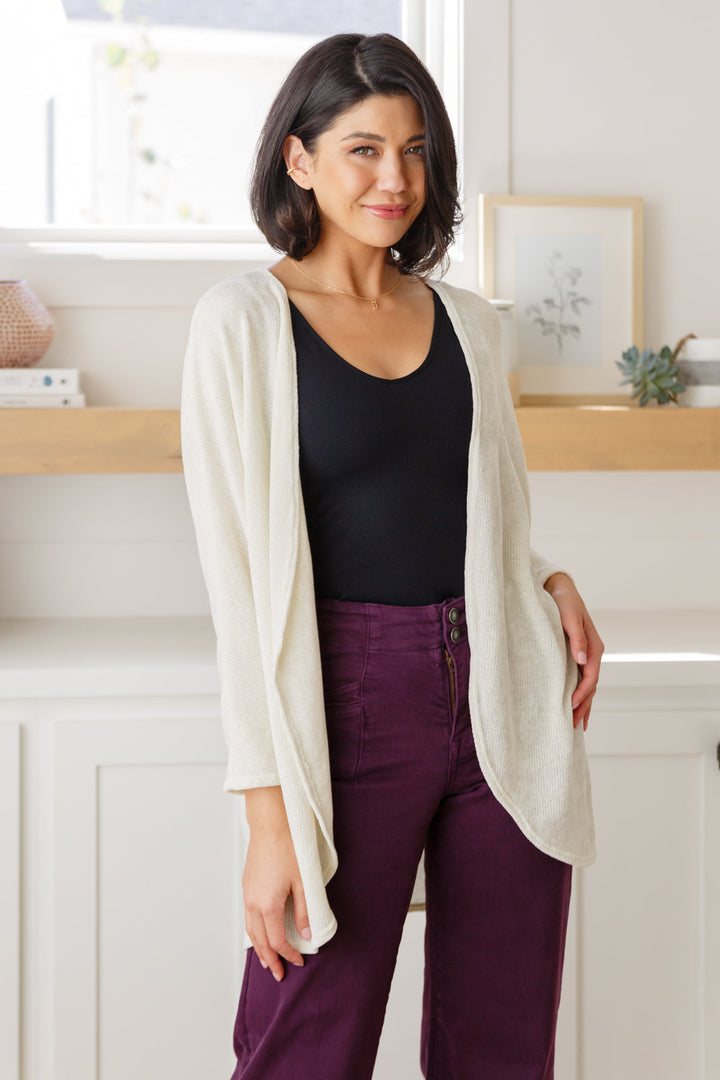 How's It Going Open Front Cardigan-Cardigans + Kimonos-Inspired by Justeen-Women's Clothing Boutique