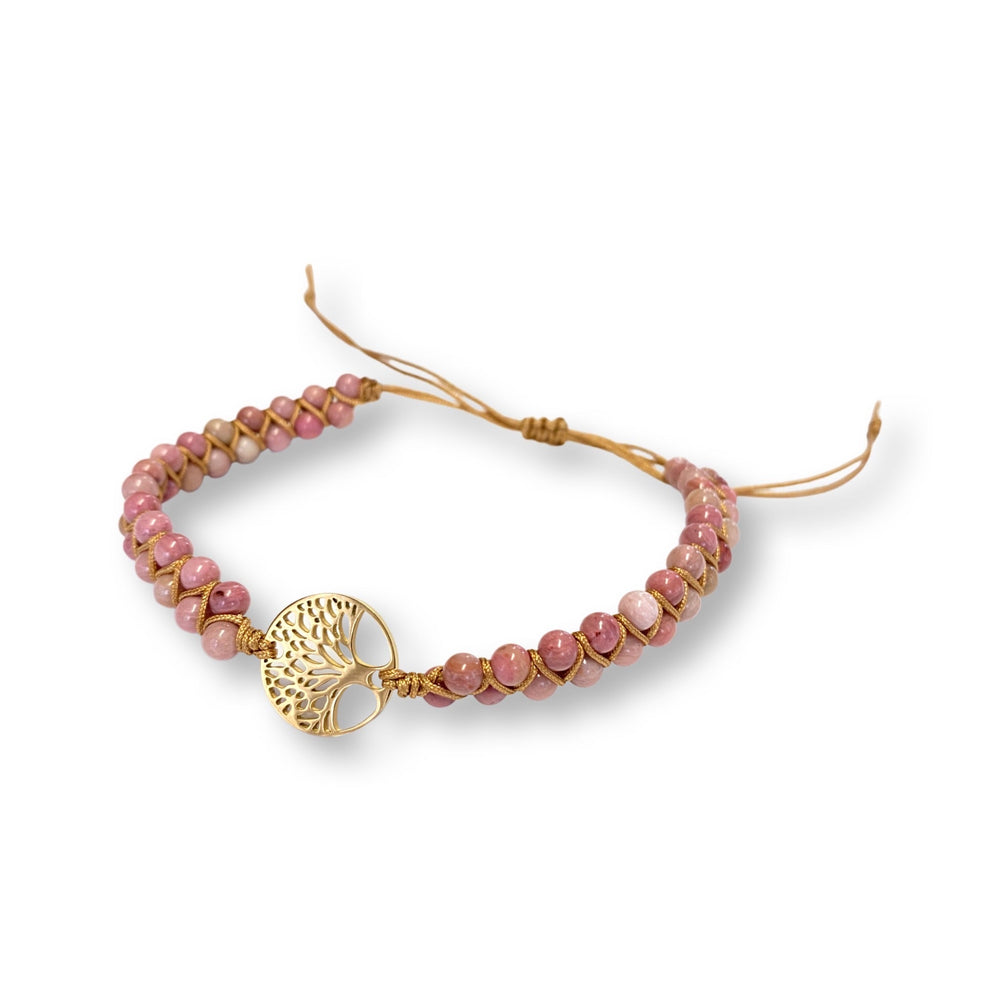 Tree of Life Bracelet in Pink-Julia Rose-Inspired by Justeen-Women's Clothing Boutique