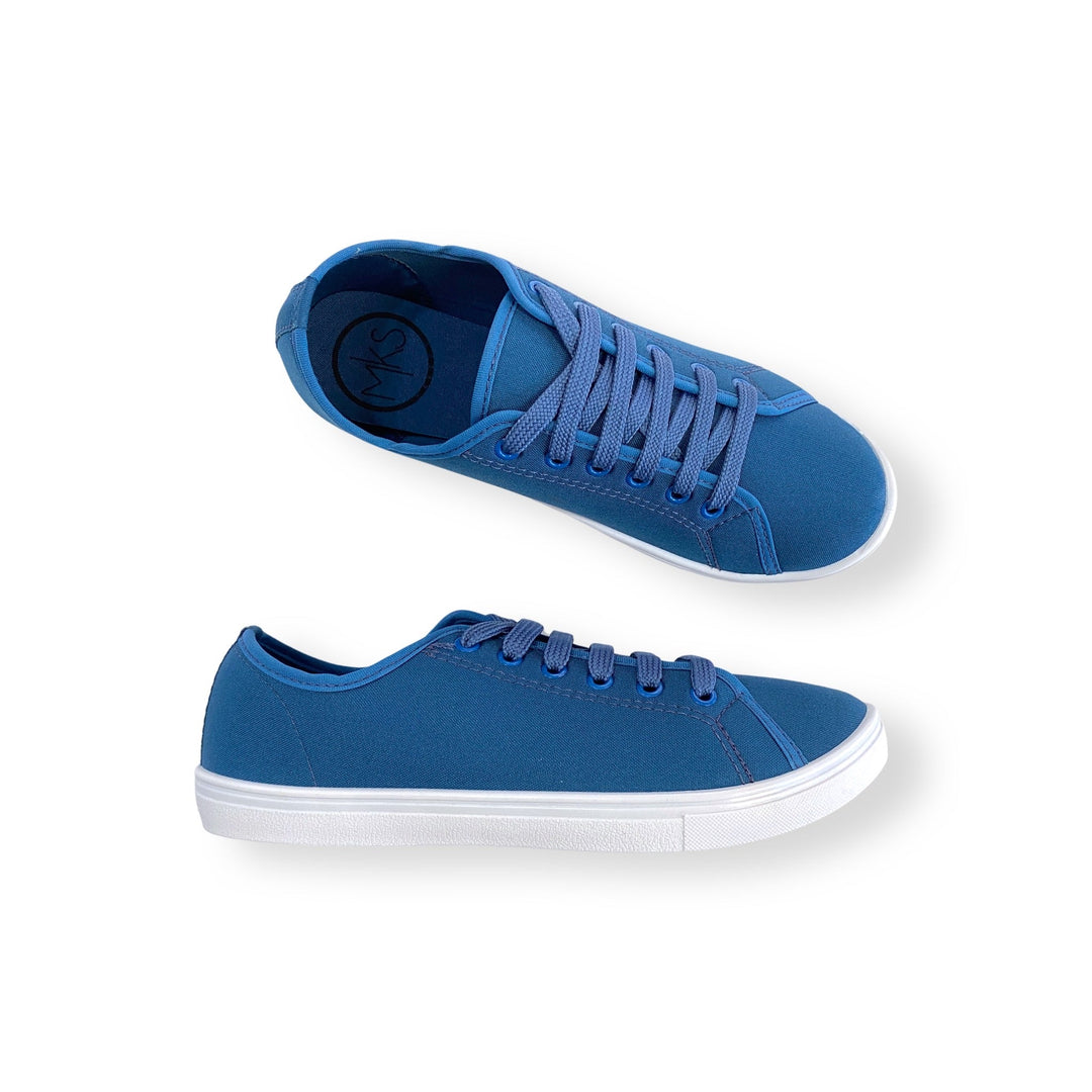 Free Spirit Sneakers in Blue-Enriko-Inspired by Justeen-Women's Clothing Boutique