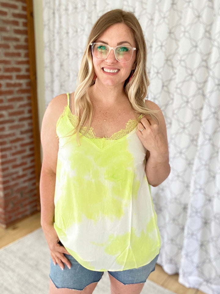 Love Into the Light Tank in Lime-White Birch-Inspired by Justeen-Women's Clothing Boutique