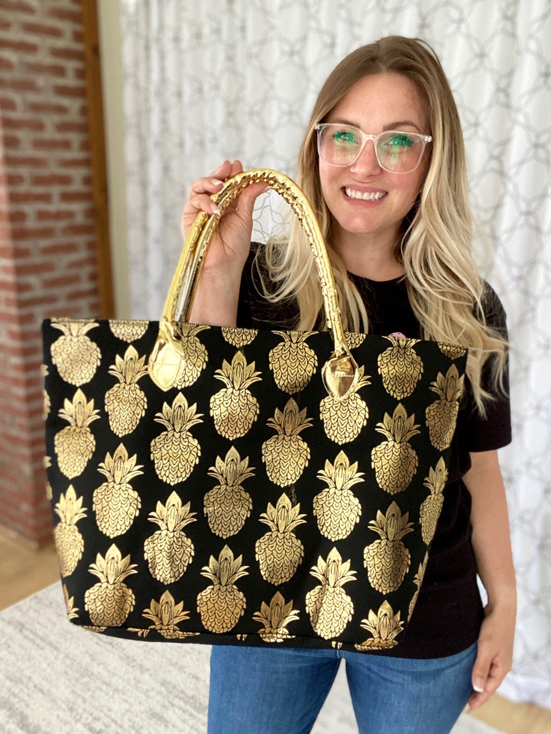 Pineapple Tote-Julia Rose-Inspired by Justeen-Women's Clothing Boutique