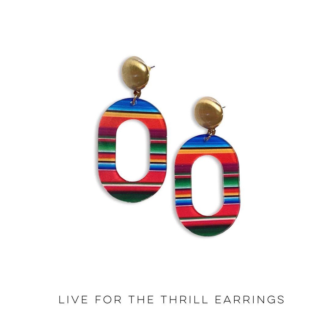 Live for the Thrill Earrings-Urbanista-Inspired by Justeen-Women's Clothing Boutique