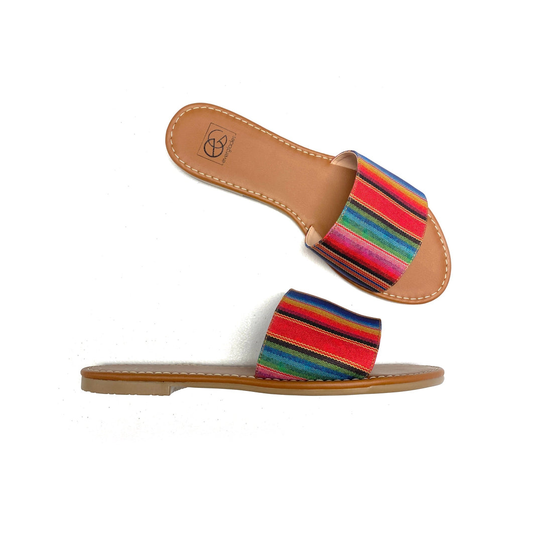 Ritzy Sandals in Serape-Miami Shoes-Inspired by Justeen-Women's Clothing Boutique