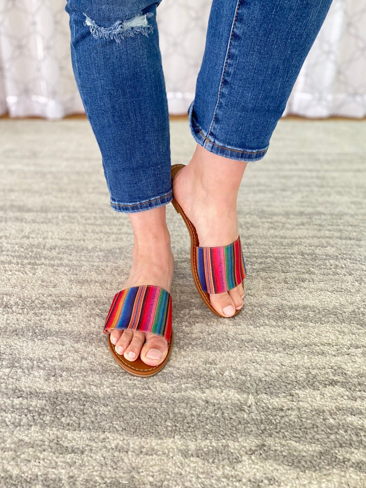 Ritzy Sandals in Serape-Miami Shoes-Inspired by Justeen-Women's Clothing Boutique