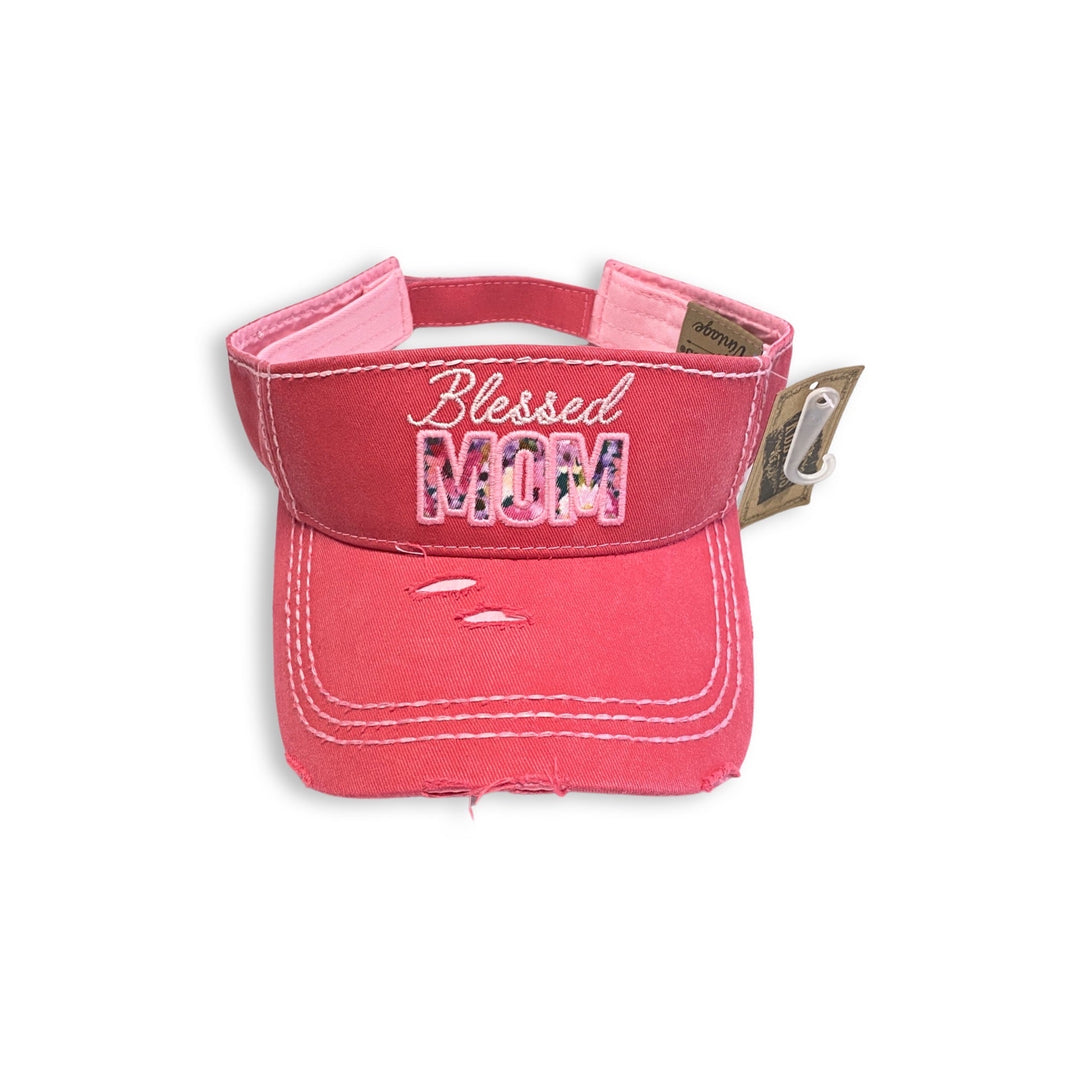 Blessed Mom Visor-YFW-Inspired by Justeen-Women's Clothing Boutique