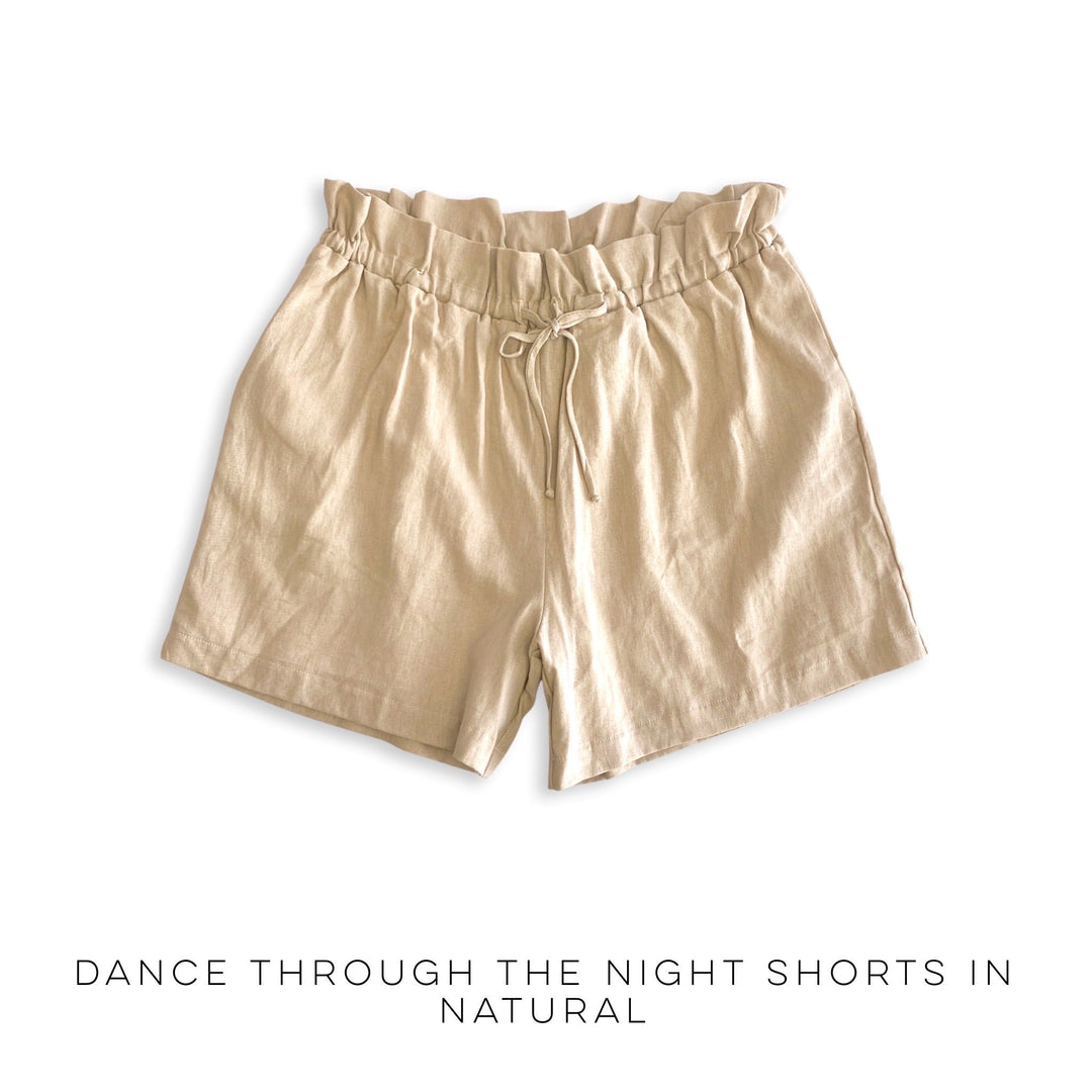 Dance through the Night Shorts in Natural-White Birch-Inspired by Justeen-Women's Clothing Boutique