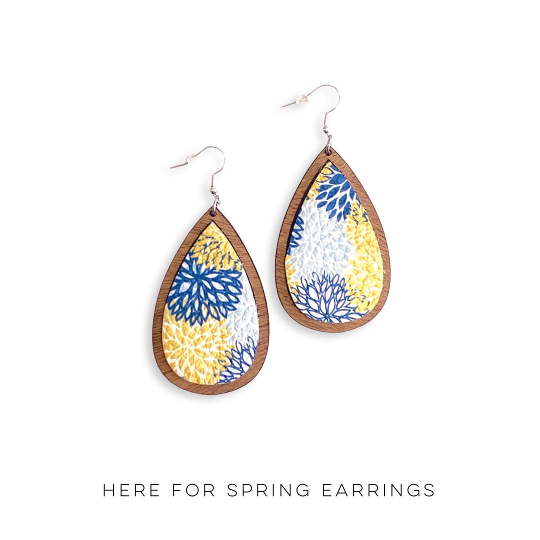 Here for Spring Earrings-Hello Happiness-Inspired by Justeen-Women's Clothing Boutique