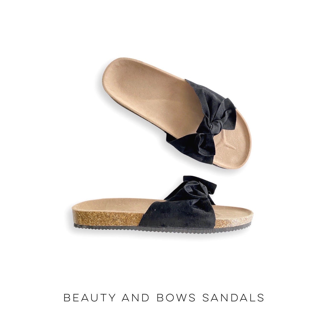 Beauty and Bows Sandals-Julia Rose-Inspired by Justeen-Women's Clothing Boutique