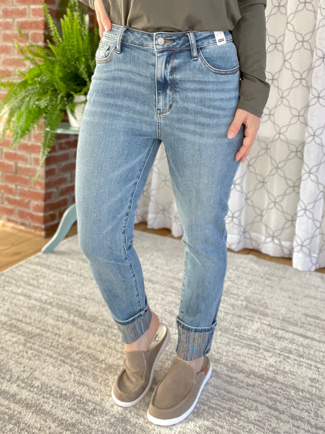 Southwestern Style Judy Blue Jeans-Judy Blue-Inspired by Justeen-Women's Clothing Boutique in Chicago, Illinois