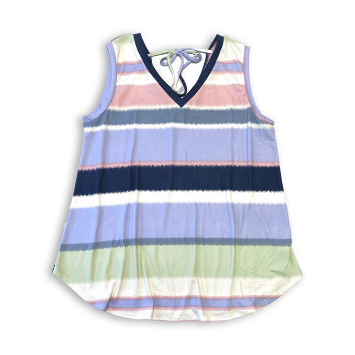 Stripes All Around Tank-Honey Me-Inspired by Justeen-Women's Clothing Boutique