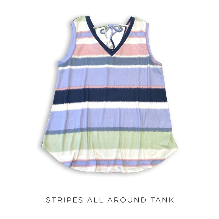 Stripes All Around Tank-Honey Me-Inspired by Justeen-Women's Clothing Boutique in Chicago, Illinois
