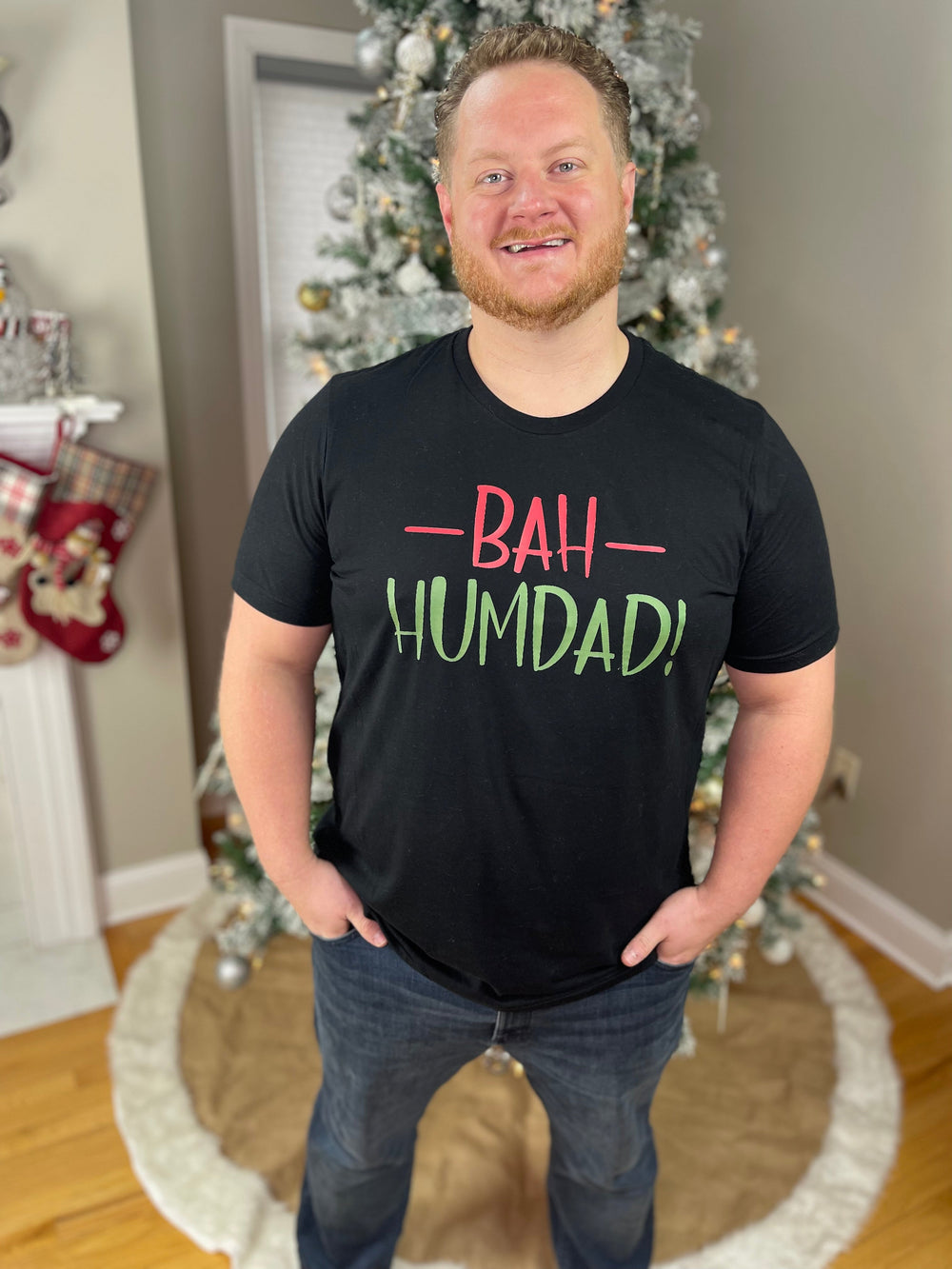 Bah Humdad Tee-100 Short Sleeve Tops-Inspired by Justeen-Women's Clothing Boutique