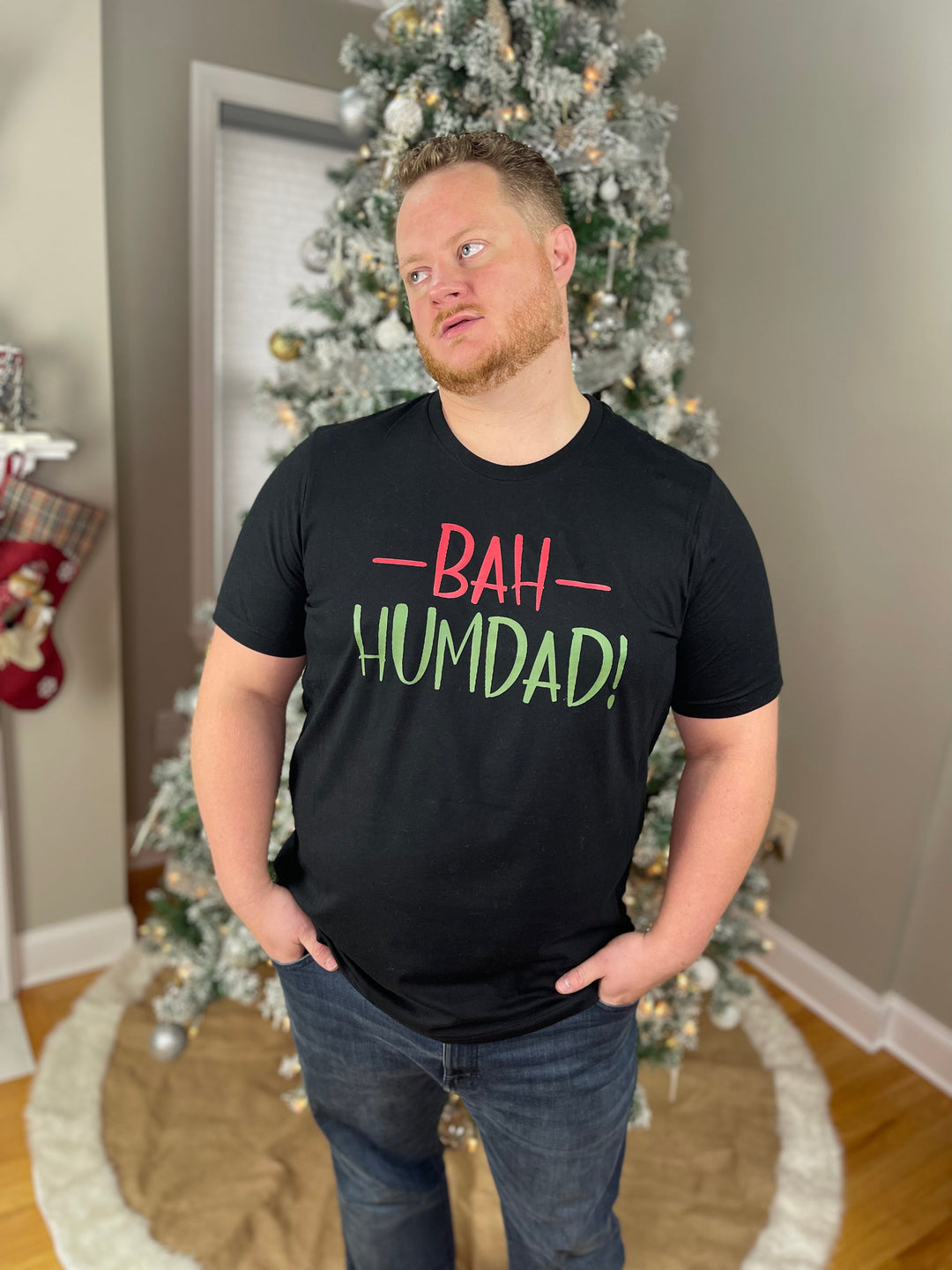 Bah Humdad Tee-100 Short Sleeve Tops-Inspired by Justeen-Women's Clothing Boutique