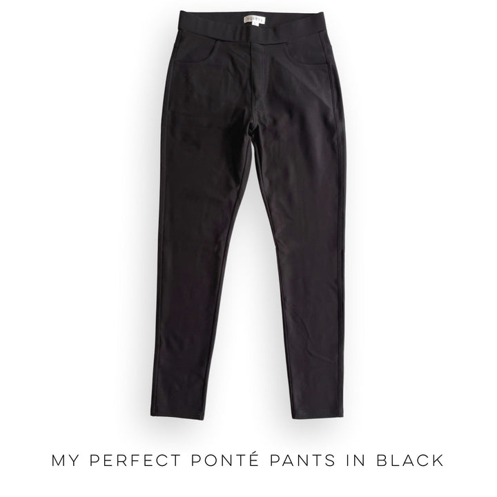 My Perfect Ponte Pants in Black-Yelete-Inspired by Justeen-Women's Clothing Boutique