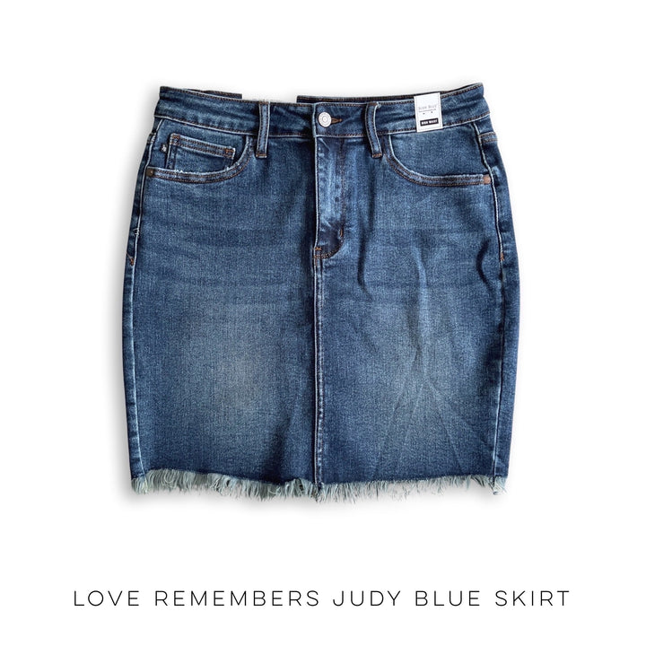 Love Remembers Judy Blue Skirt-judy blue-Inspired by Justeen-Women's Clothing Boutique