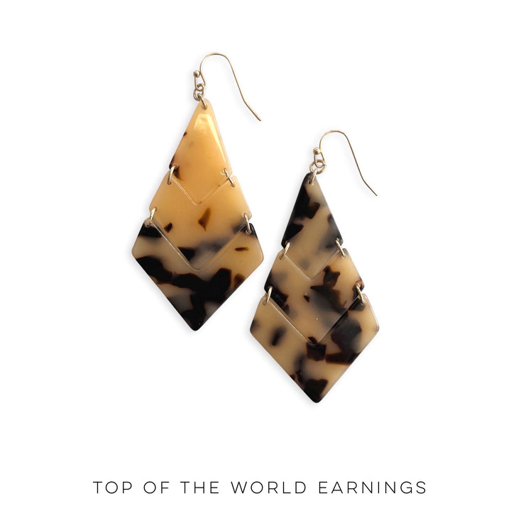 Top of the World Earrings-Urbanista-Inspired by Justeen-Women's Clothing Boutique