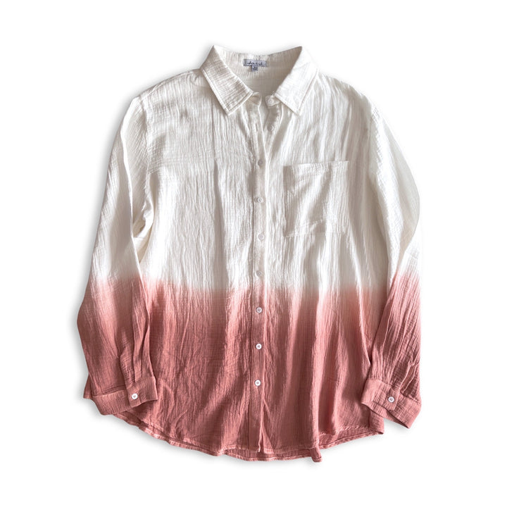 Break Away Button-Up Top-White Birch-Inspired by Justeen-Women's Clothing Boutique