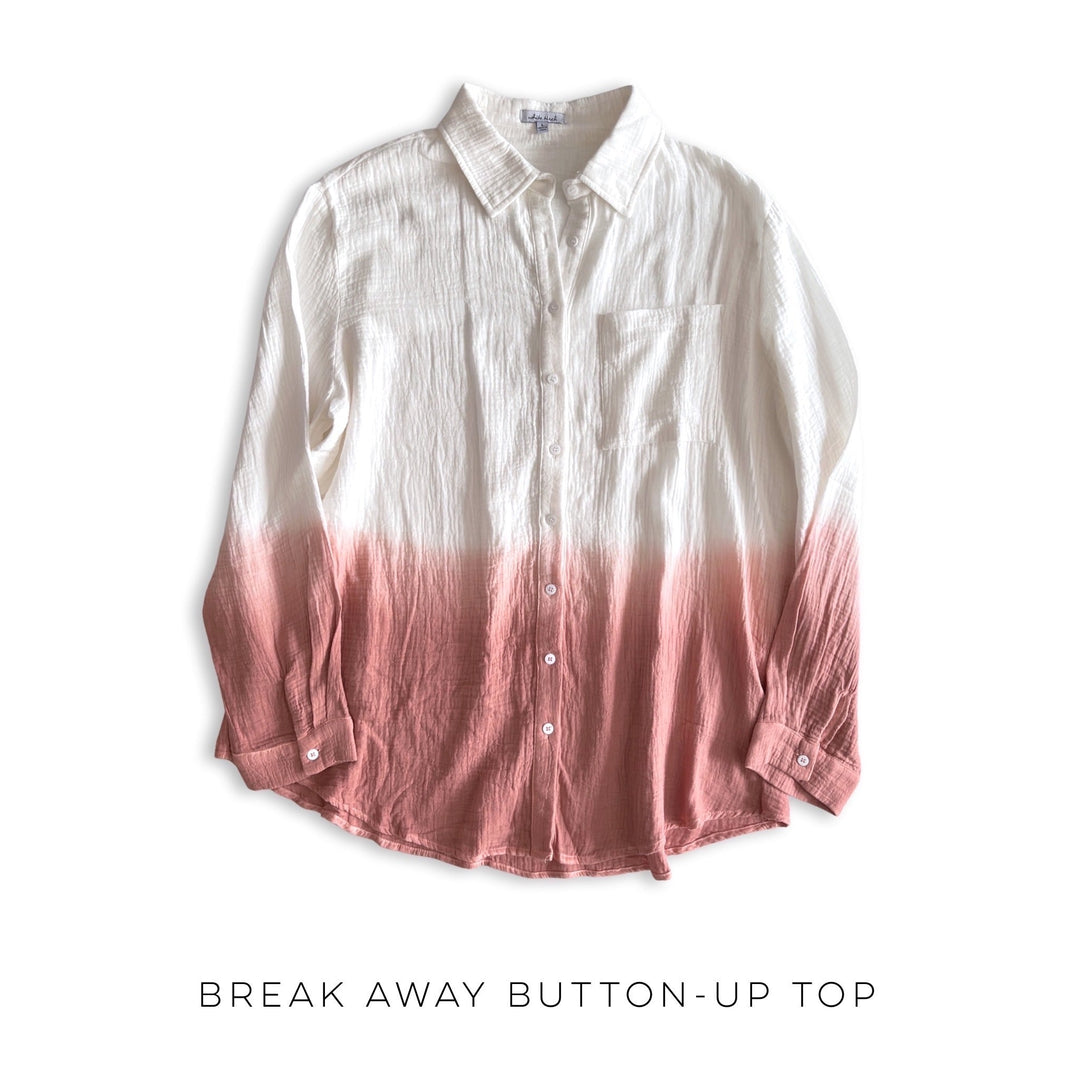 Break Away Button-Up Top-White Birch-Inspired by Justeen-Women's Clothing Boutique