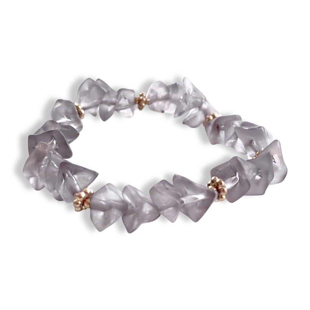 Charmed by Beauty Bracelet in Gray-Urbanista-Inspired by Justeen-Women's Clothing Boutique