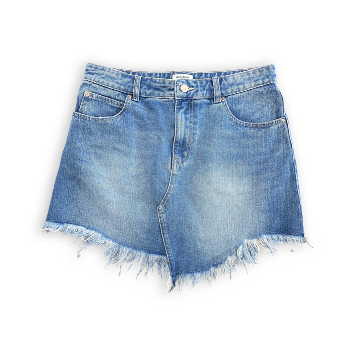 In the Summertime Denim Skirt-White Birch-Inspired by Justeen-Women's Clothing Boutique