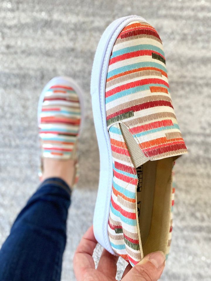 My Boho Striped Sneakers-MS-Everglades-Inspired by Justeen-Women's Clothing Boutique