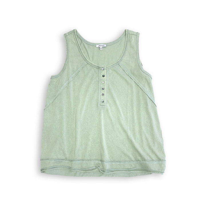 When you Believe Tank in Green-White Birch-Inspired by Justeen-Women's Clothing Boutique