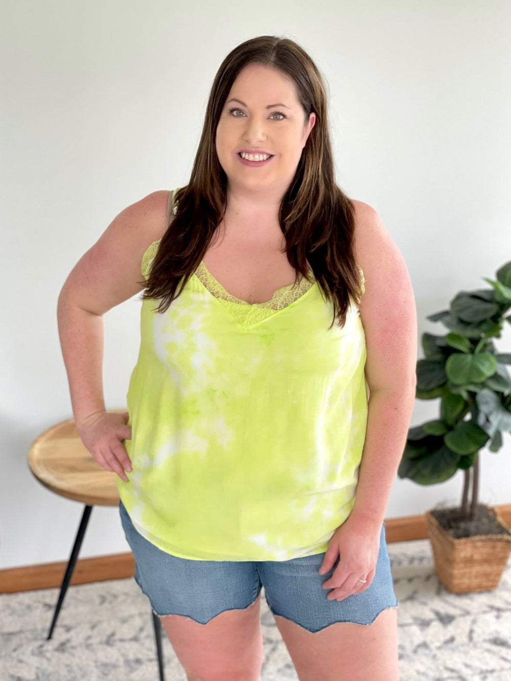 Love Into the Light Tank in Lime-White Birch-Inspired by Justeen-Women's Clothing Boutique in Chicago, Illinois
