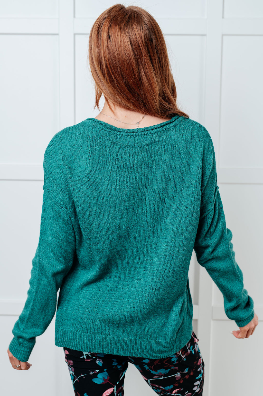 In Stitches Drop Shoulder Sweater-Sweaters/Sweatshirts-Inspired by Justeen-Women's Clothing Boutique