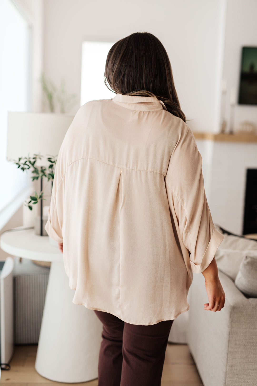 In Your Thoughts Oversized Dolman Sleeve Top in Champagne-110 Long Sleeve Tops-Inspired by Justeen-Women's Clothing Boutique