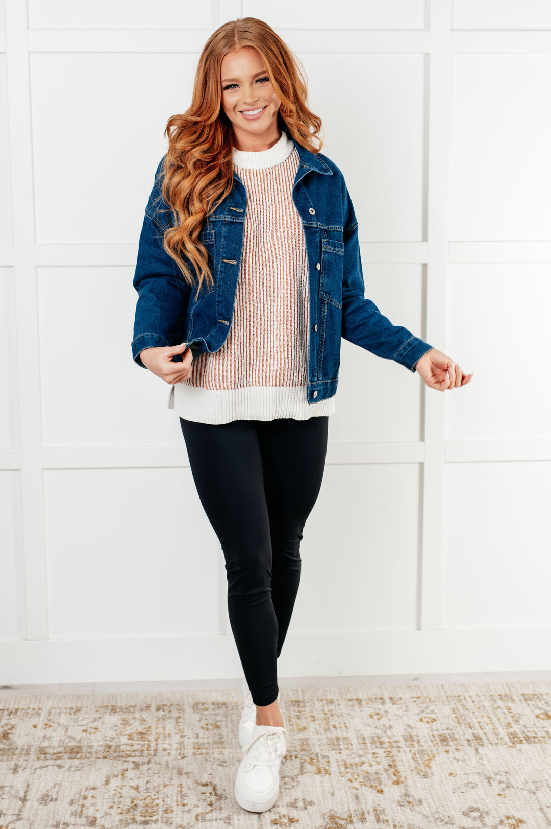 Have We Met Oversized Denim Jacket-Outerwear-Inspired by Justeen-Women's Clothing Boutique