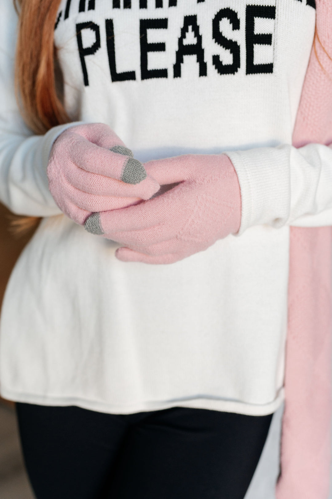 Jane Frost Beanie, Glove, and Scarf Set in Pink-220 Beauty/Gift-Inspired by Justeen-Women's Clothing Boutique