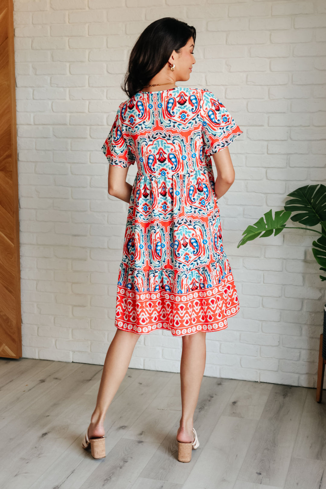 Journey On Mixed Print Dress-Dresses-Inspired by Justeen-Women's Clothing Boutique