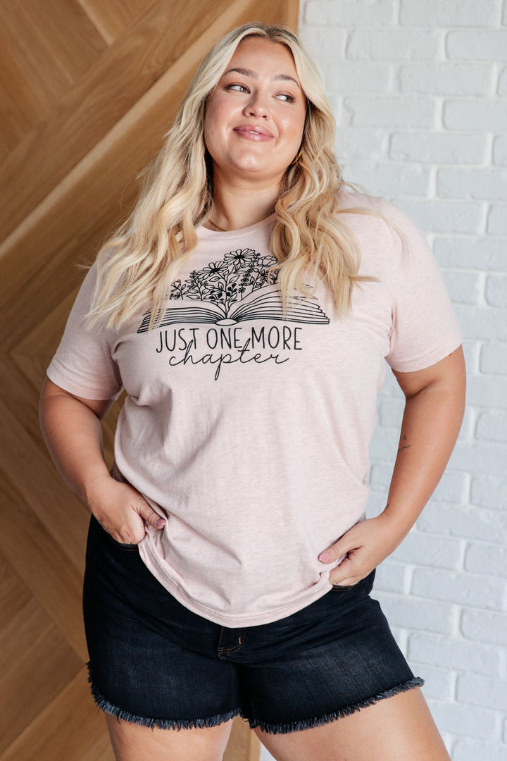 Just One More Chapter Graphic Tee-Short Sleeve Tops-Inspired by Justeen-Women's Clothing Boutique