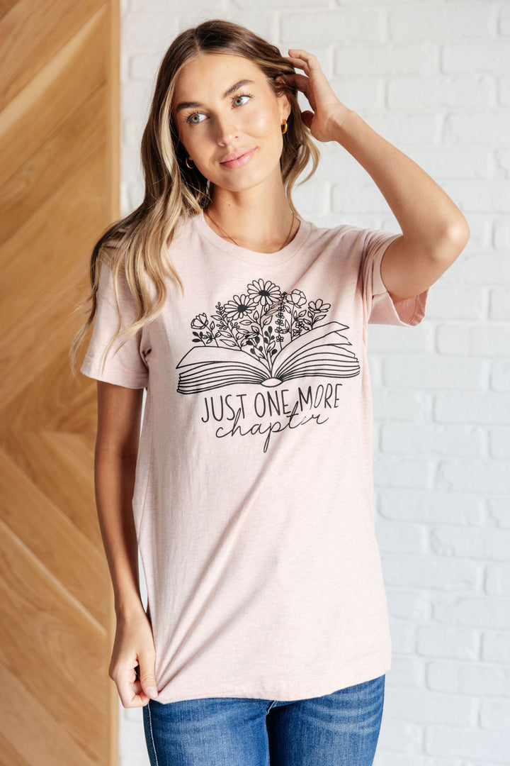 Just One More Chapter Graphic Tee-Short Sleeve Tops-Inspired by Justeen-Women's Clothing Boutique