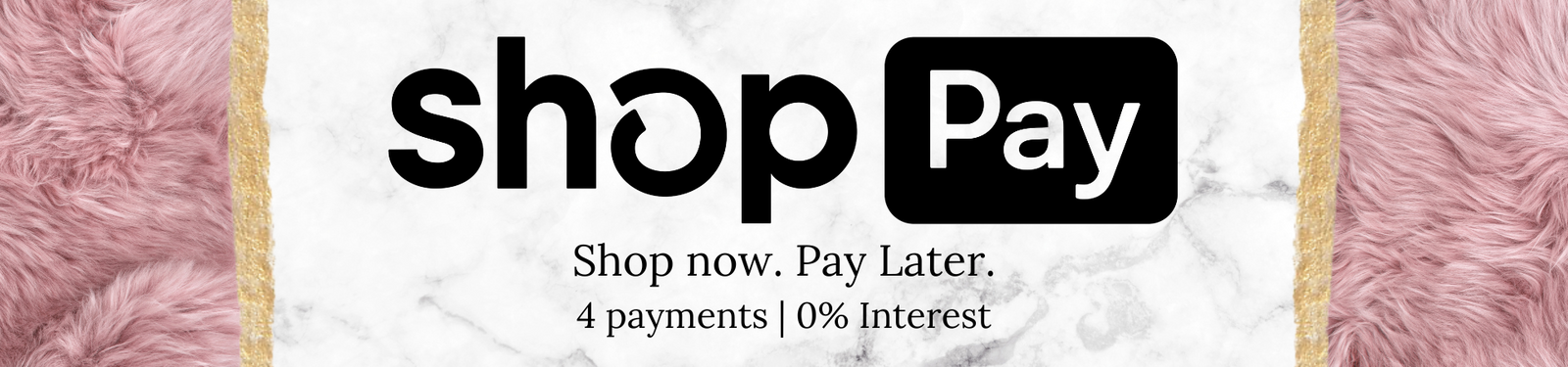 Sop Pay. Shop Now. Pay Later. 4 Payments. 0% Interest. | Inspired by Justeen | Chicago, IL 