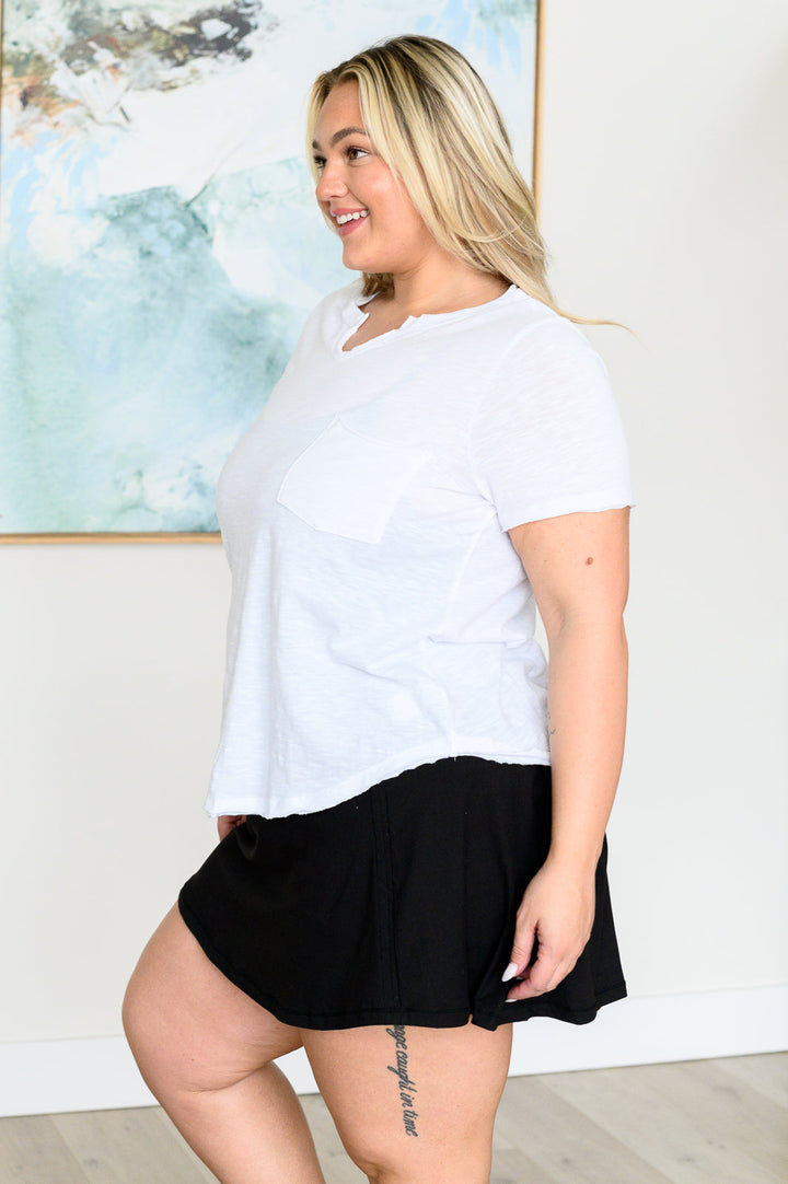 Keep it Simple Relaxed T-Shirt-100 Short Sleeve Tops-Inspired by Justeen-Women's Clothing Boutique in Chicago, Illinois