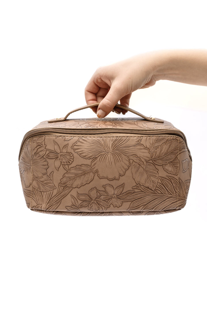 Life In Luxury Large Capacity Cosmetic Bag in Cream-220 Beauty/Gift-Inspired by Justeen-Women's Clothing Boutique