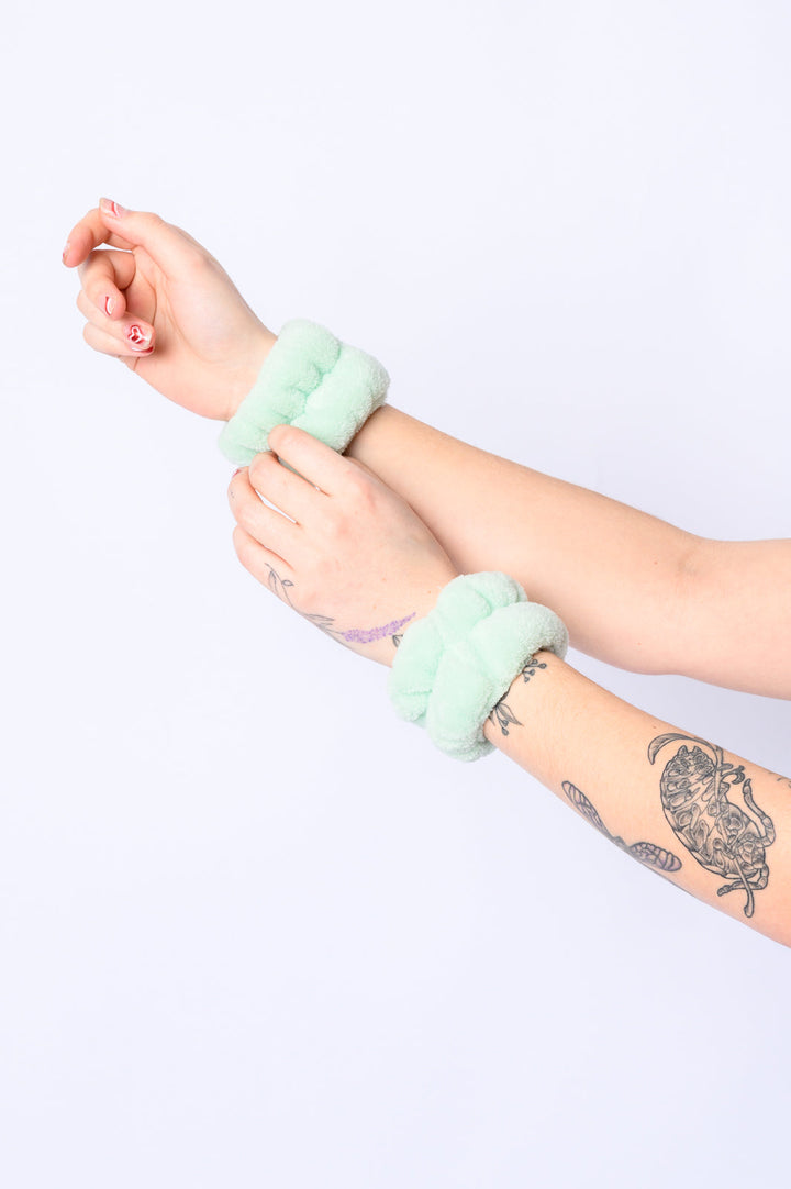 Lost in the Moment Headband and Wristband Set in Green-220 Beauty/Gift-Inspired by Justeen-Women's Clothing Boutique