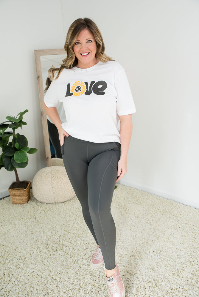 Athletic Pocket Leggings in Ash Grey-Zenana-Inspired by Justeen-Women's Clothing Boutique