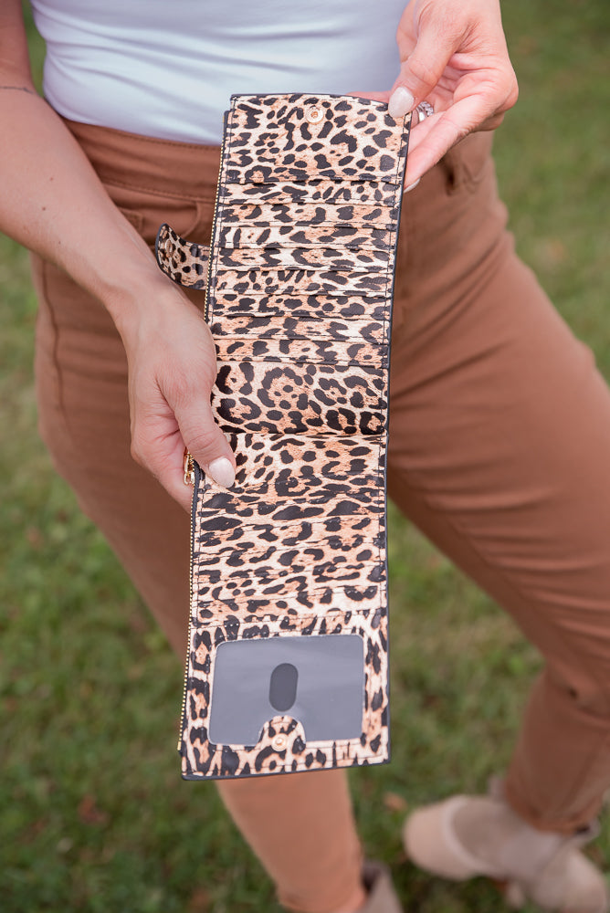 Rich Girl Wallet in Leopard-Julia Rose-Inspired by Justeen-Women's Clothing Boutique