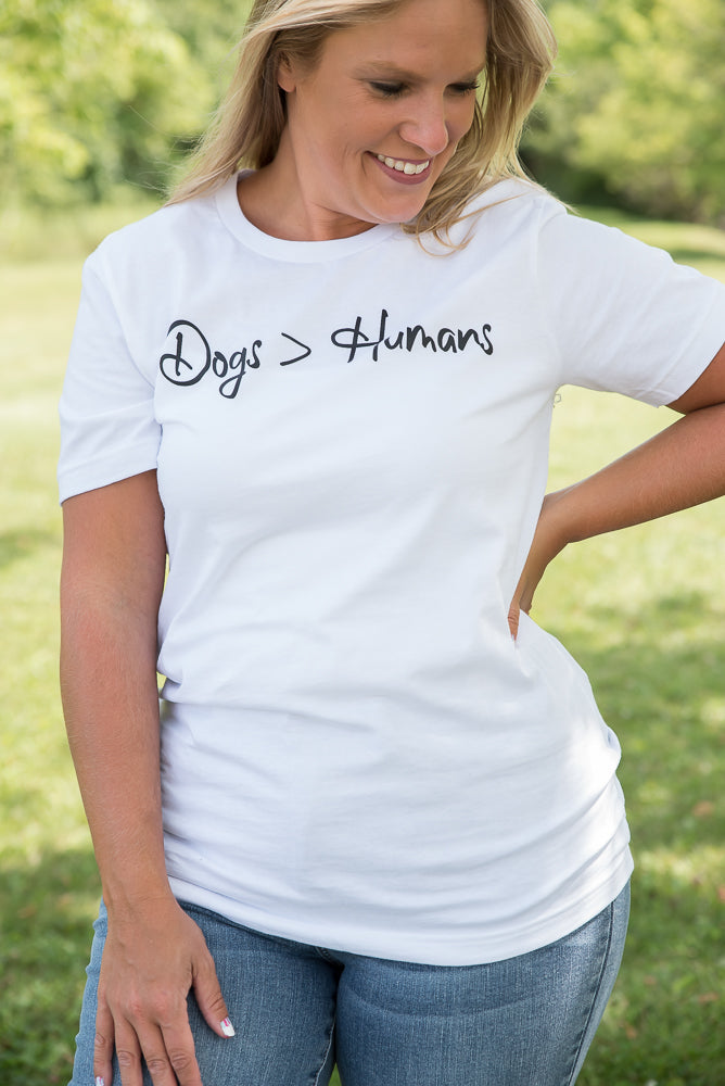 Dogs Over Humans Graphic Tee-BT Graphic Tee-Inspired by Justeen-Women's Clothing Boutique in Chicago, Illinois
