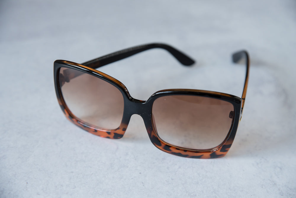 Megan Sunglasses in Tortoise-Julia Rose-Inspired by Justeen-Women's Clothing Boutique