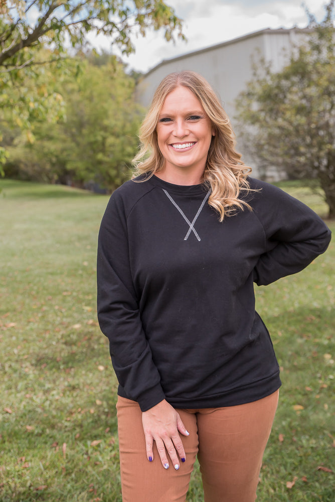 Might Have Been Pullover in Black-Zenana-Inspired by Justeen-Women's Clothing Boutique