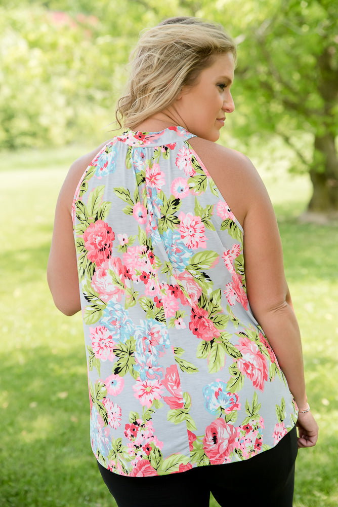 Romantic Blooms Tank-Sew in Love-Inspired by Justeen-Women's Clothing Boutique