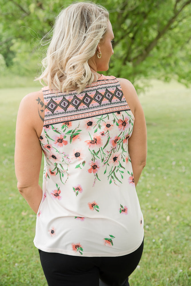 Good Day Sunshine Sleeveless Top-White Birch-Inspired by Justeen-Women's Clothing Boutique