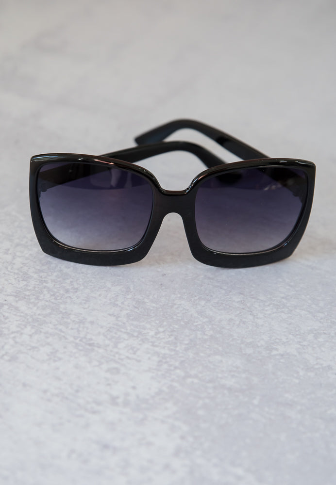 The Megan Sunglasses in Black-Julia Rose-Inspired by Justeen-Women's Clothing Boutique