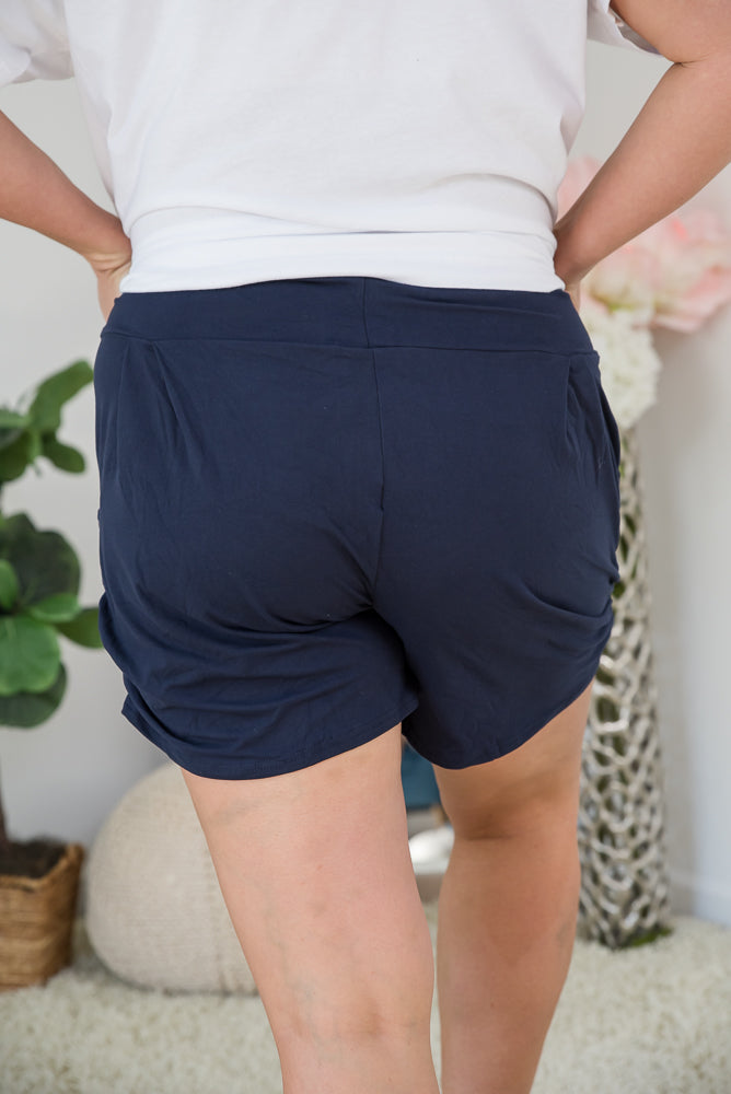 My Navy Harem Shorts-Boutique Only-Inspired by Justeen-Women's Clothing Boutique